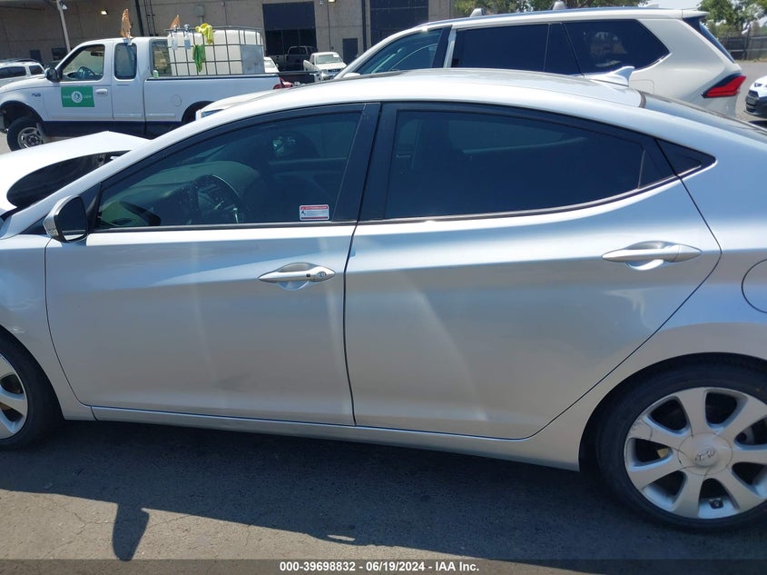 2013 Hyundai Elantra Limited VIN: KMHDH4AE7DU994894 Lot: 39698832