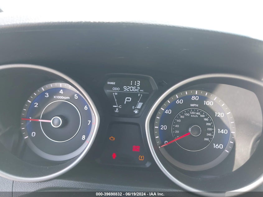 2013 Hyundai Elantra Limited VIN: KMHDH4AE7DU994894 Lot: 39698832