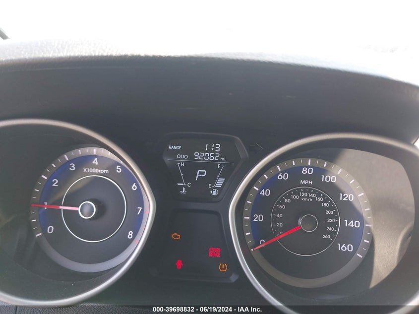 2013 Hyundai Elantra Limited VIN: KMHDH4AE7DU994894 Lot: 39698832