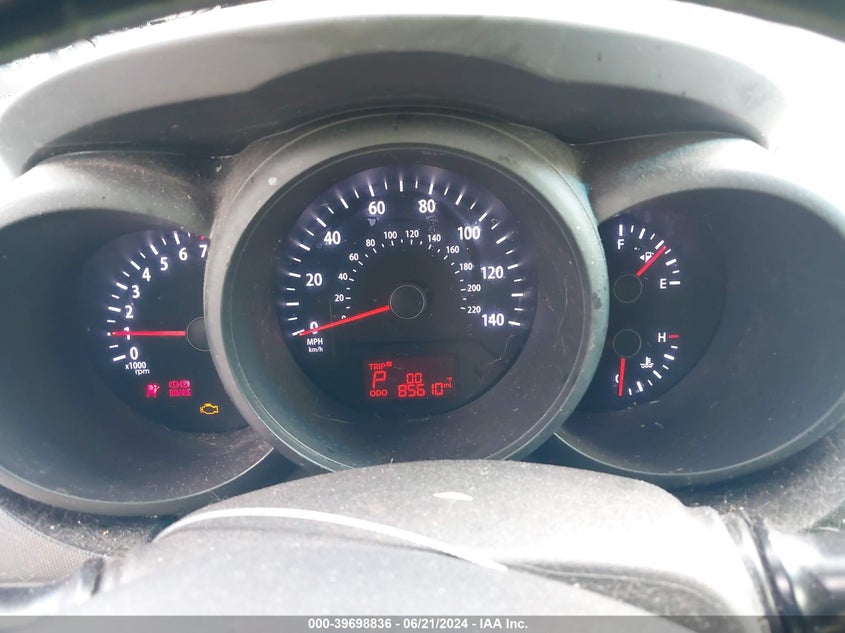 2013 Kia Soul VIN: KNDJT2A58D7566874 Lot: 39698836