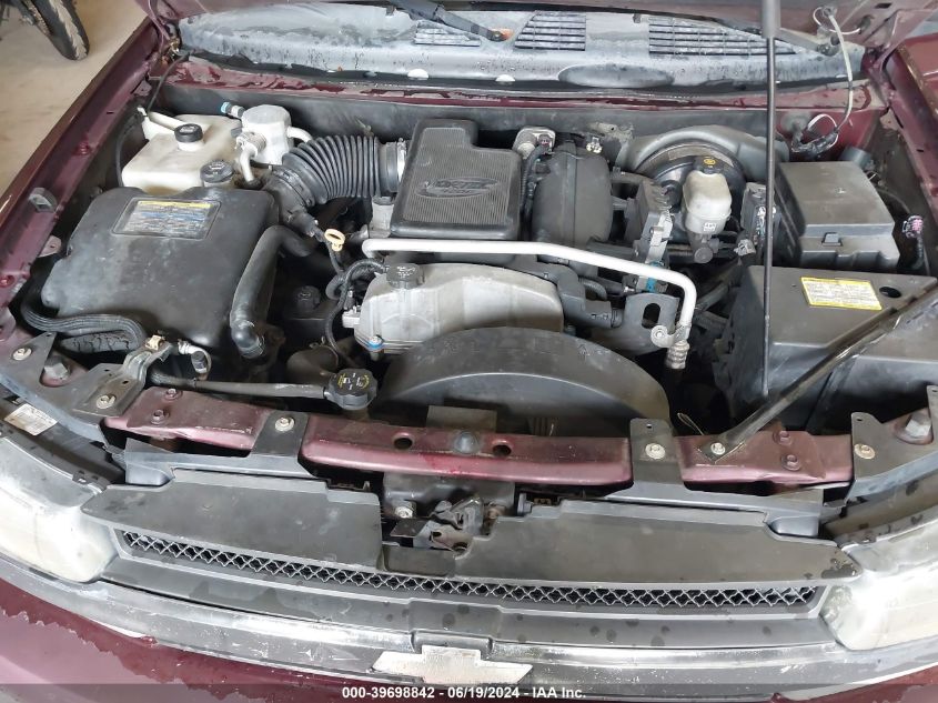 2007 Chevrolet Trailblazer Ls/Lt VIN: 1GNDS13S272156352 Lot: 39698842