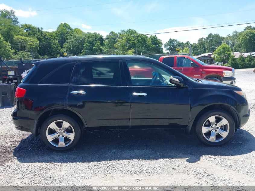 2008 Acura Mdx Sport Package VIN: 2HNYD28708H551499 Lot: 39698848