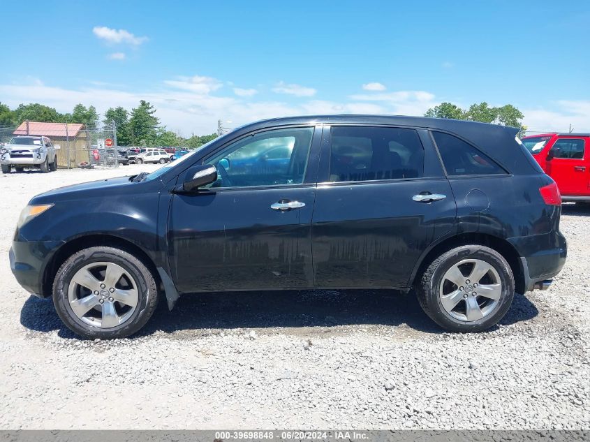 2008 Acura Mdx Sport Package VIN: 2HNYD28708H551499 Lot: 39698848