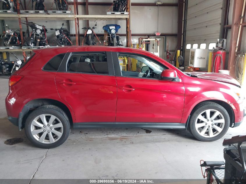 2014 Mitsubishi Outlander Sport Es VIN: 4A4AR3AU0EE001052 Lot: 39698856