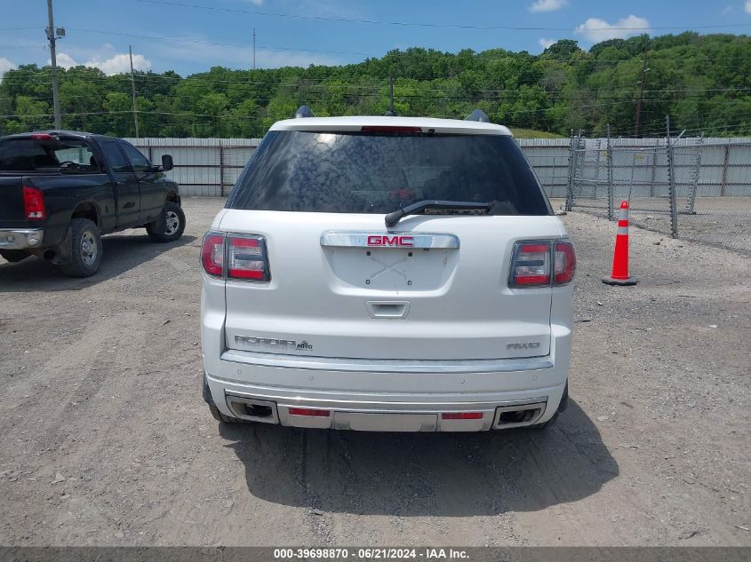 2016 GMC Acadia Denali VIN: 1GKKVTKD7GJ172840 Lot: 39698870