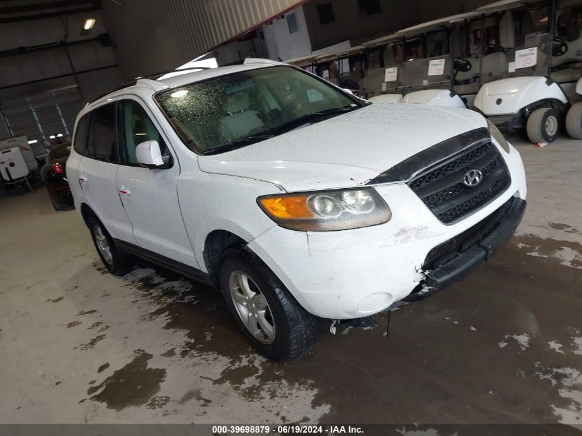 2007 Hyundai Santa Fe Gls VIN: 5NMSG13D67H075448 Lot: 39698879