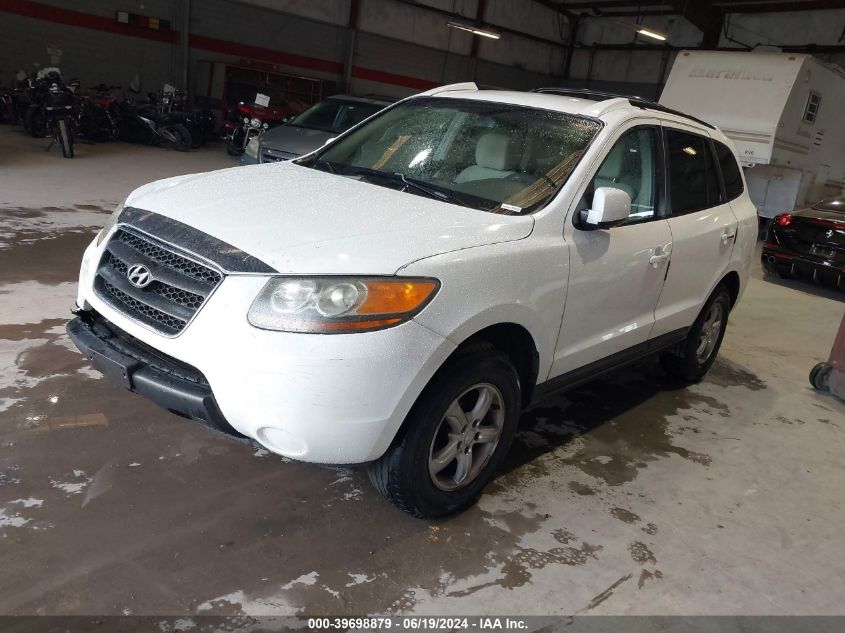 2007 Hyundai Santa Fe Gls VIN: 5NMSG13D67H075448 Lot: 39698879