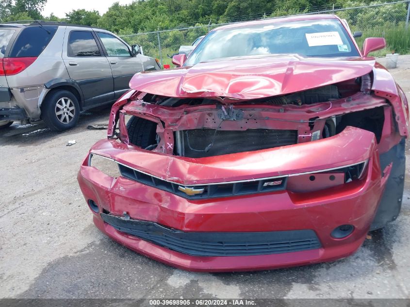 2014 Chevrolet Camaro 2Lt VIN: 2G1FC1E34E9143744 Lot: 39698905