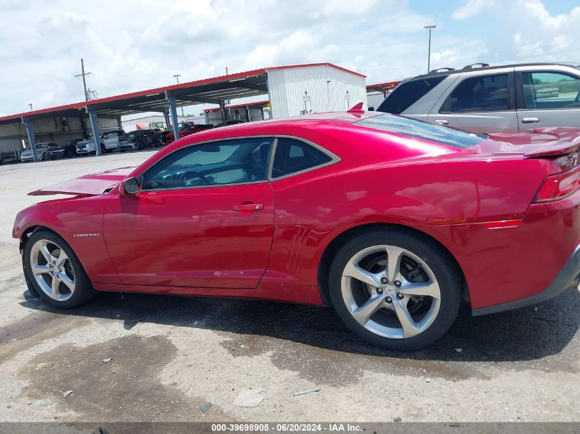 2014 Chevrolet Camaro 2Lt VIN: 2G1FC1E34E9143744 Lot: 39698905