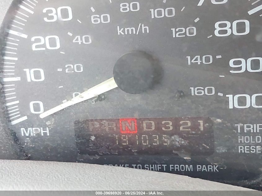 1997 Chevrolet Astro VIN: 1GNDM19W8VB224543 Lot: 39698920