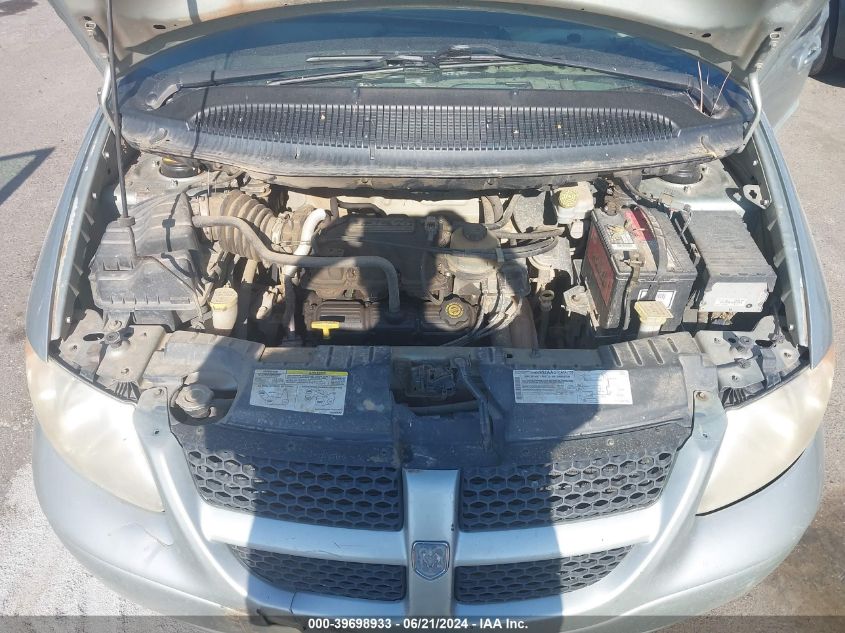 2004 Dodge Caravan Sxt VIN: 1D4GP45R84B527743 Lot: 39698933