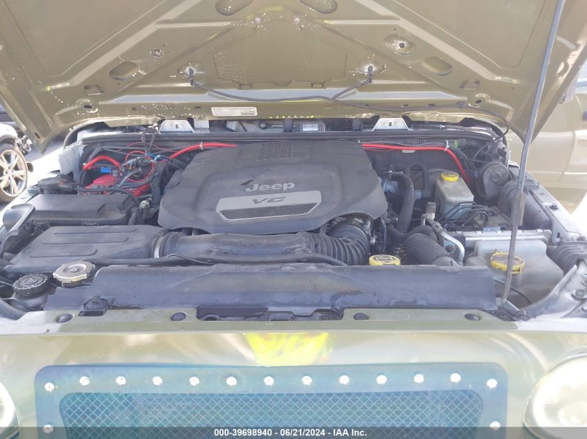 2014 Jeep Wrangler Unlimited Sport VIN: 1C4HJWDG1EL190486 Lot: 39698940