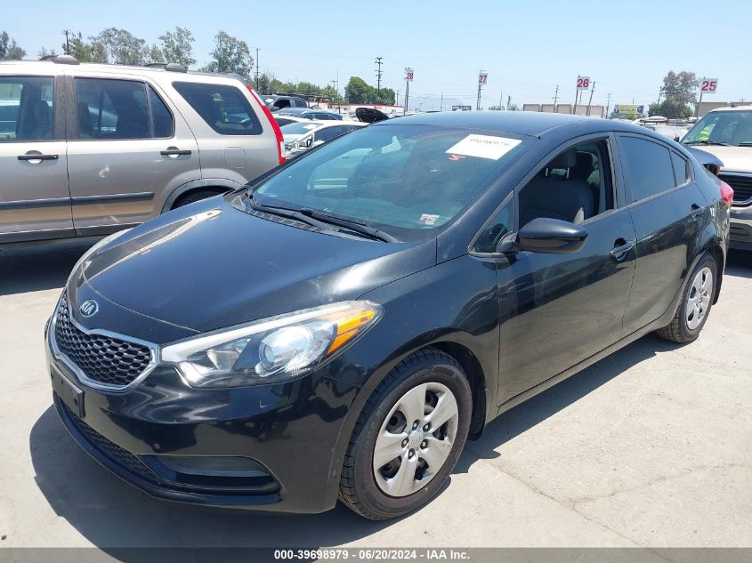 2015 Kia Forte Lx VIN: KNAFK4A6XF5323088 Lot: 39698979