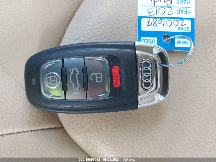 2013 Audi A4 Premium Plus VIN: WAUEFAFL3DN049159 Lot: 39699062