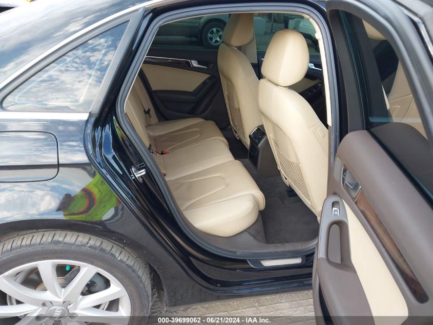 2013 Audi A4 Premium Plus VIN: WAUEFAFL3DN049159 Lot: 39699062