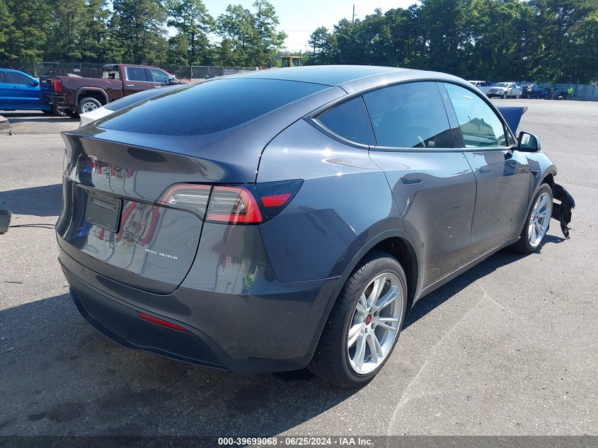 VIN 5YJYGDEE3MF070285 2021 TESLA MODEL Y LONG RANGE DUAL MOTOR ALL-WHEEL DRIVE