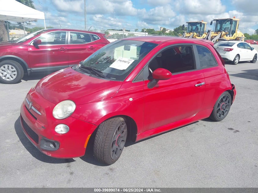 2012 Fiat 500 Sport VIN: 3C3CFFBR9CT363774 Lot: 39699074