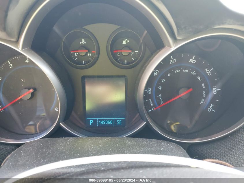 2011 Chevrolet Cruze Lt VIN: 1G1PF5S96B7196227 Lot: 39699105