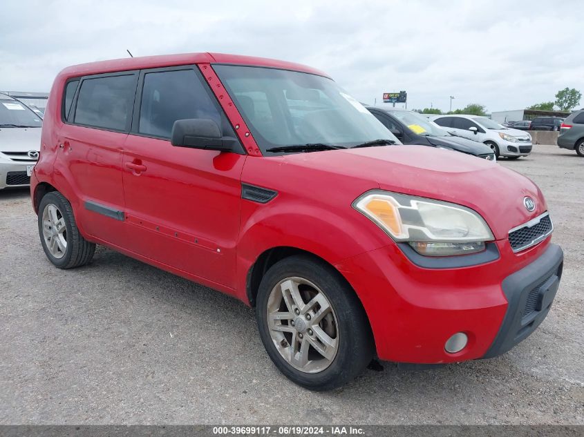 2011 Kia Soul + VIN: KNDJT2A26B7310574 Lot: 39699117