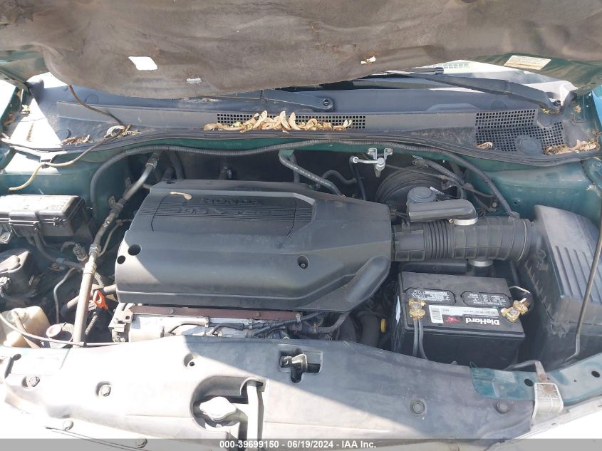 2002 Honda Odyssey Ex VIN: 2HKRL18682H528338 Lot: 39699150