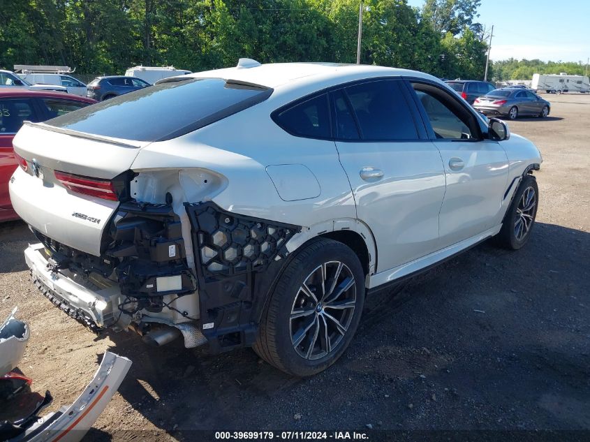 VIN 5UXCY6C07N9K42368 2022 BMW X6, Xdrive40I no.4