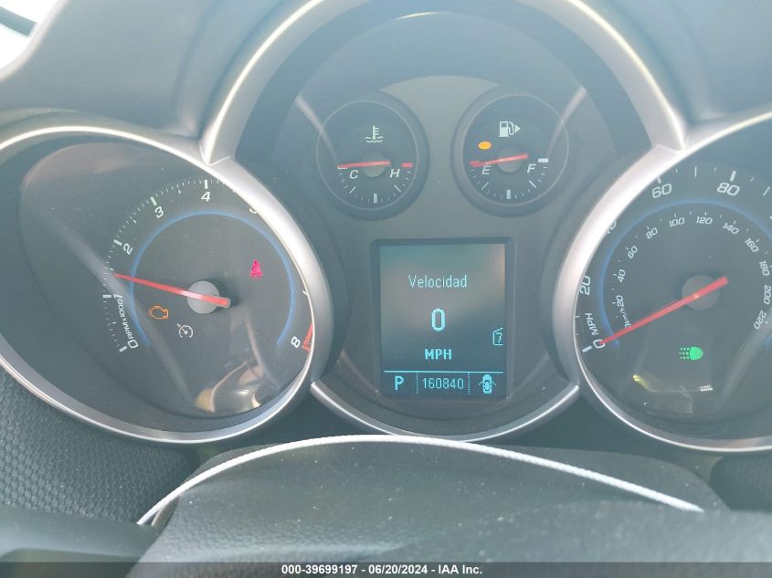 2011 Chevrolet Cruze Eco VIN: 1G1PJ5S92B7241744 Lot: 39699197