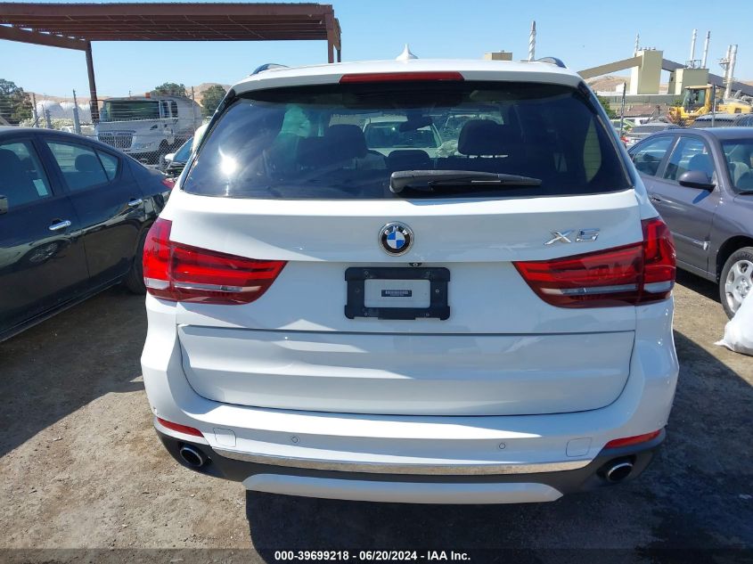 2016 BMW X5 xDrive35I VIN: 5UXKR0C5XG0P19836 Lot: 39699218