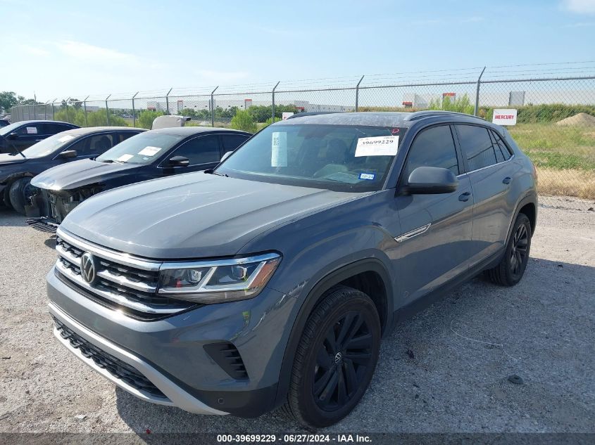 2022 Volkswagen Atlas Cross Sport 3.6L V6 Se W/Technology VIN: 1V2KE2CAXNC211821 Lot: 39699229