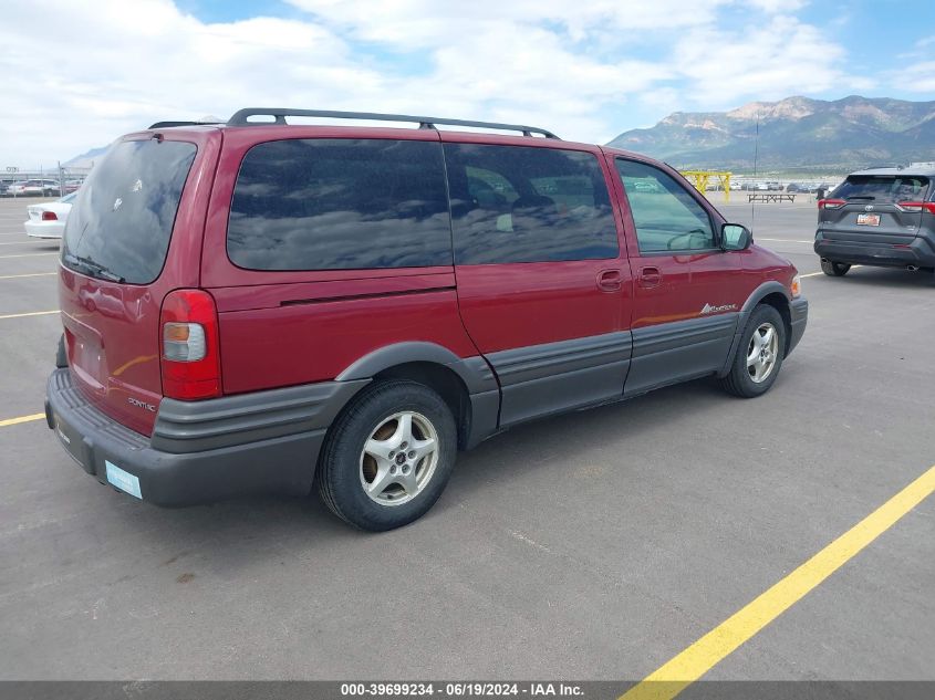 2004 Pontiac Montana M16 W/1Sa Pkg. VIN: 1GMDX03E54D185175 Lot: 39699234