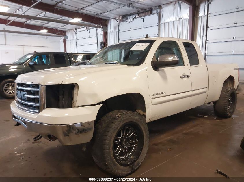 2013 GMC Sierra K1500 Sle VIN: 1GTR2VE7XDZ407829 Lot: 39699237