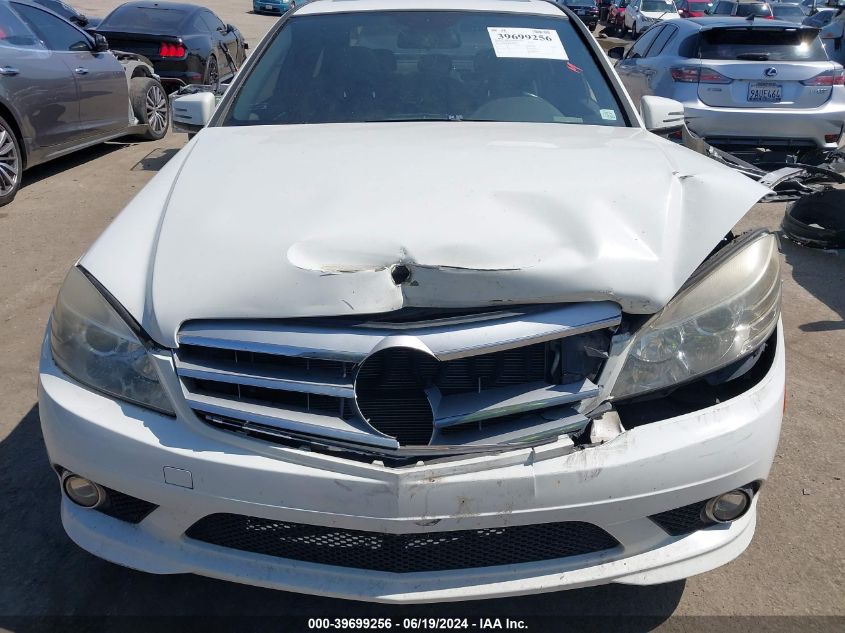 2010 Mercedes-Benz C 300 Luxury/Sport VIN: WDDGF5EB8AR109605 Lot: 39699256