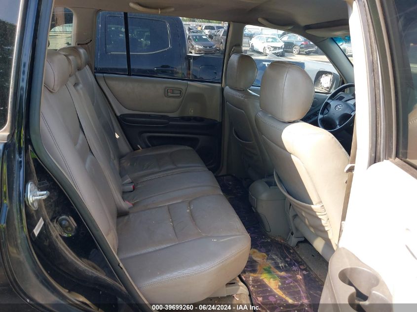 2003 Toyota Highlander V6 VIN: JTEGF21A830096461 Lot: 39699260