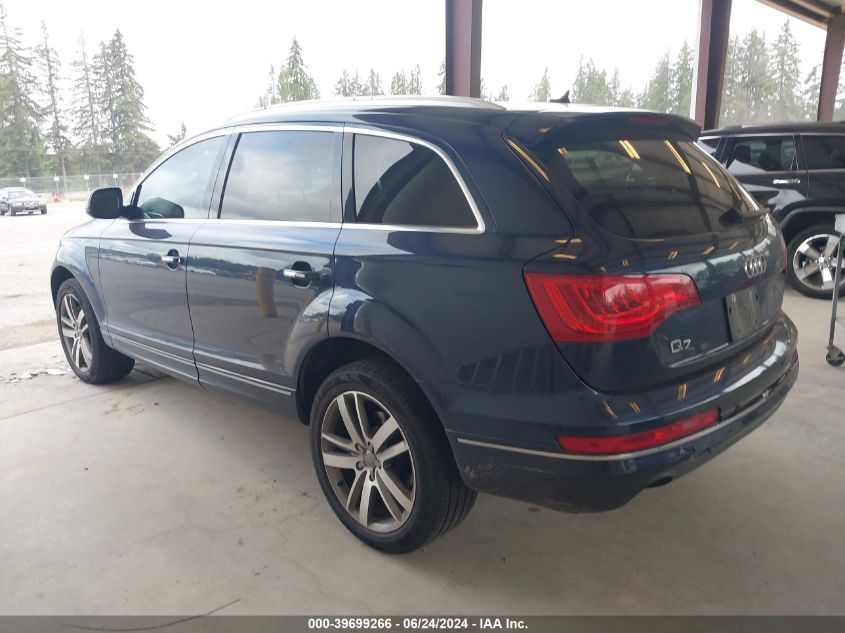 2013 Audi Q7 3.0T Premium VIN: WA1LGAFE8DD007708 Lot: 39699266