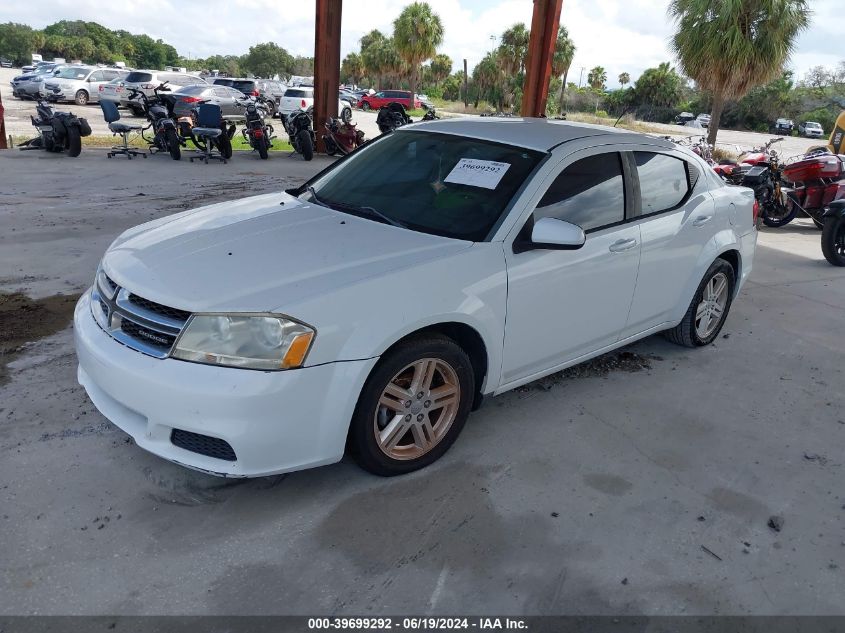 1C3CDZCB5CN177951 | 2012 DODGE AVENGER