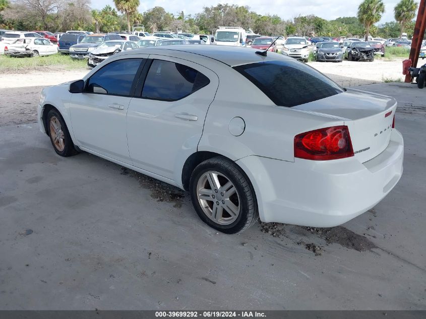 1C3CDZCB5CN177951 | 2012 DODGE AVENGER