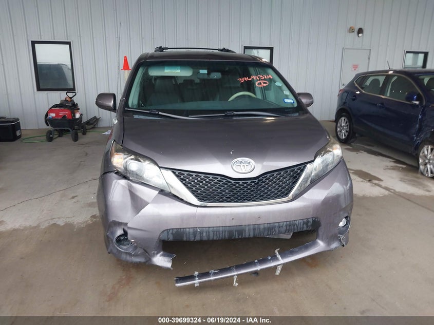 2014 Toyota Sienna Se 8 Passenger VIN: 5TDXK3DC9ES470787 Lot: 39699324