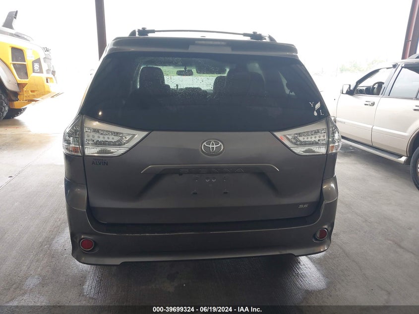 2014 Toyota Sienna Se 8 Passenger VIN: 5TDXK3DC9ES470787 Lot: 39699324