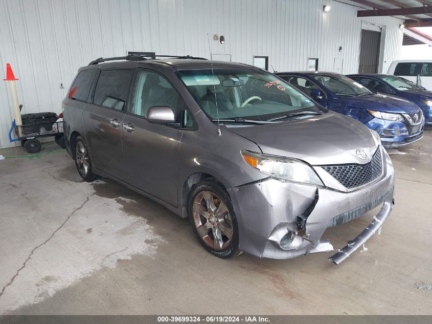 2014 Toyota Sienna Se 8 Passenger VIN: 5TDXK3DC9ES470787 Lot: 39699324