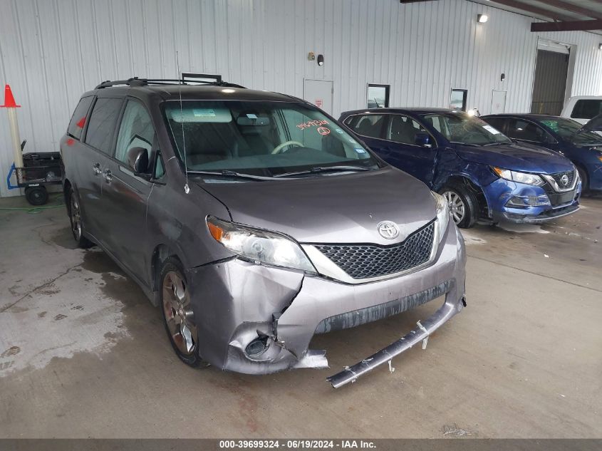 2014 Toyota Sienna Se 8 Passenger VIN: 5TDXK3DC9ES470787 Lot: 39699324