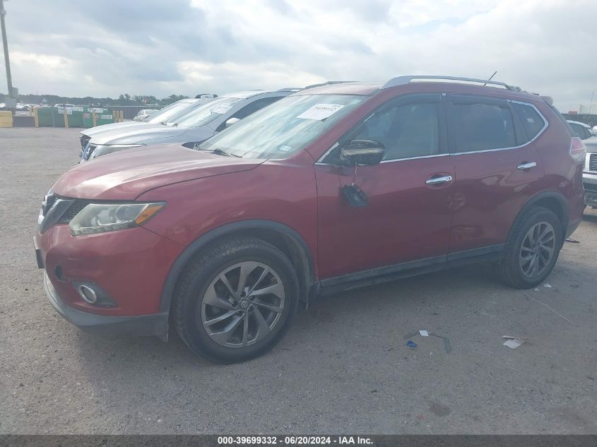 5N1AT2MV8FC885953 2015 NISSAN ROGUE - Image 2