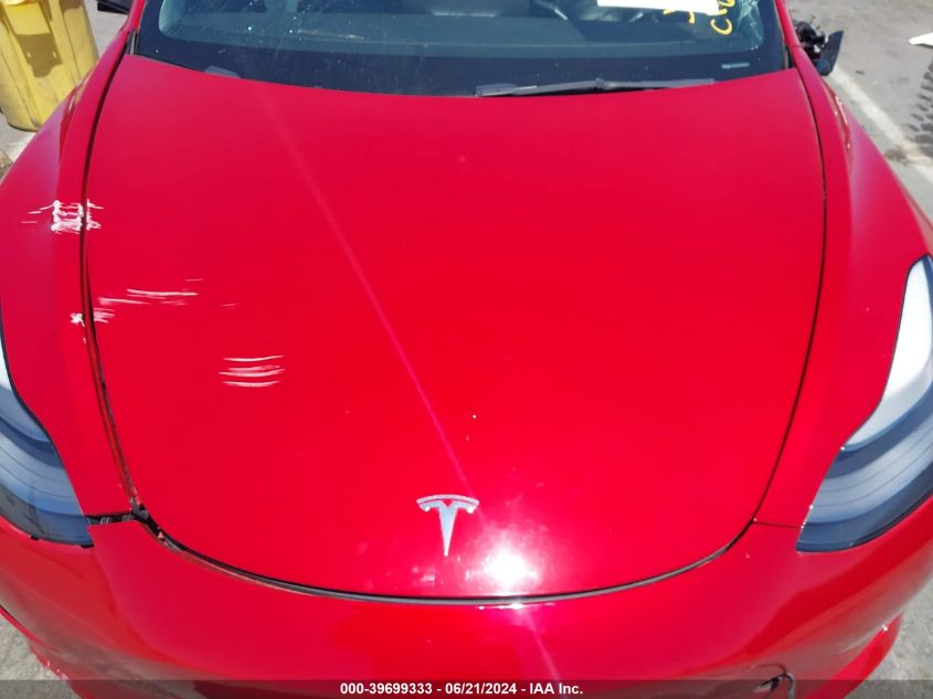 2021 Tesla Model 3 Standard Range Plus Rear-Wheel Drive VIN: 5YJ3E1EA3MF087101 Lot: 39699333