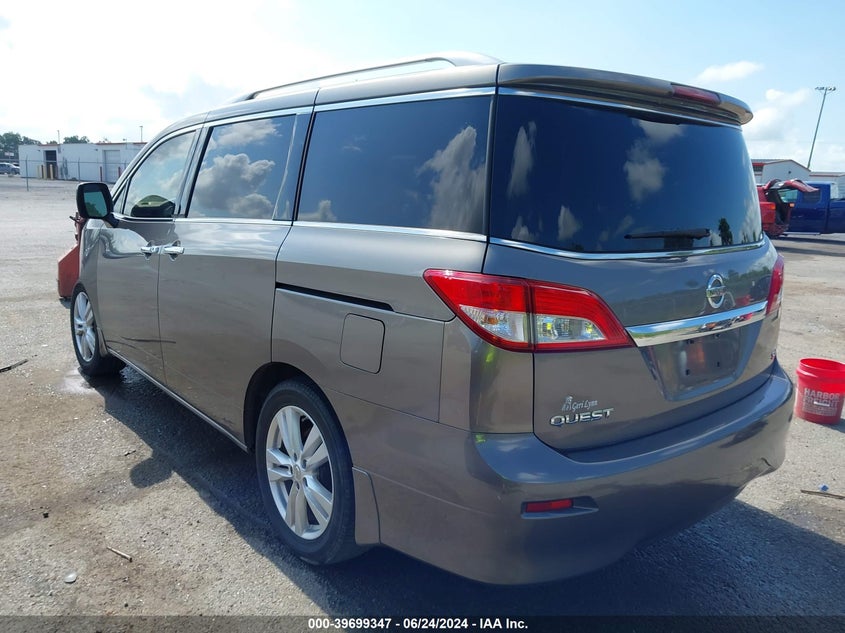 2016 Nissan Quest Sv VIN: JN8AE2KP9G9153689 Lot: 39699347