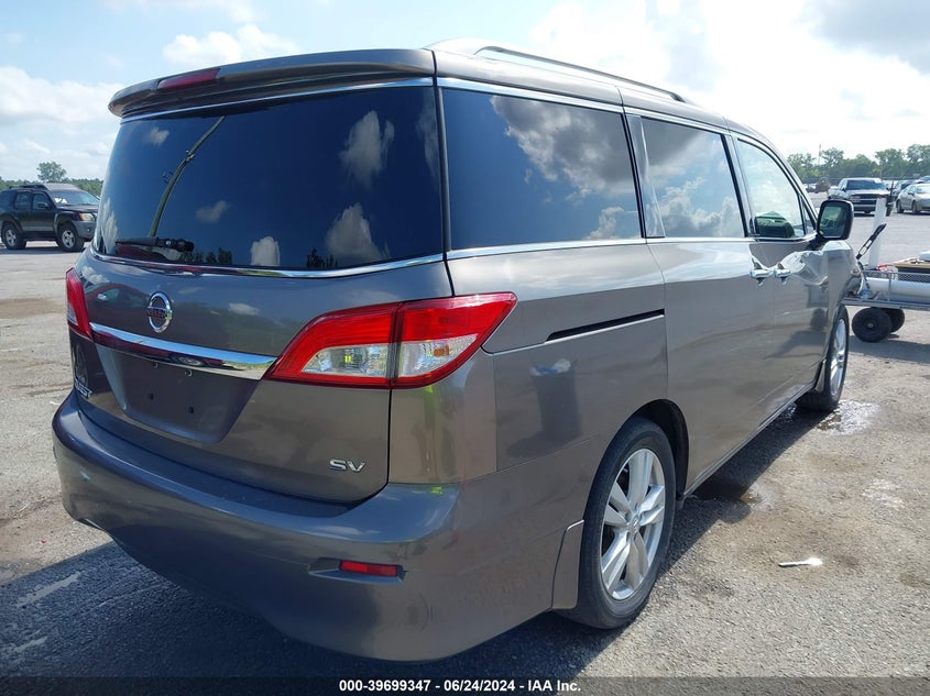 2016 Nissan Quest Sv VIN: JN8AE2KP9G9153689 Lot: 39699347