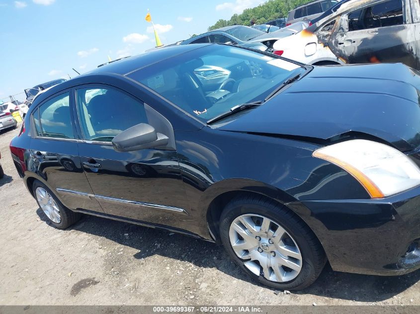 2010 Nissan Sentra 2.0S VIN: 3N1AB6APXAL604272 Lot: 39699367