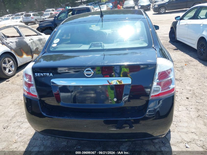 2010 Nissan Sentra 2.0S VIN: 3N1AB6APXAL604272 Lot: 39699367