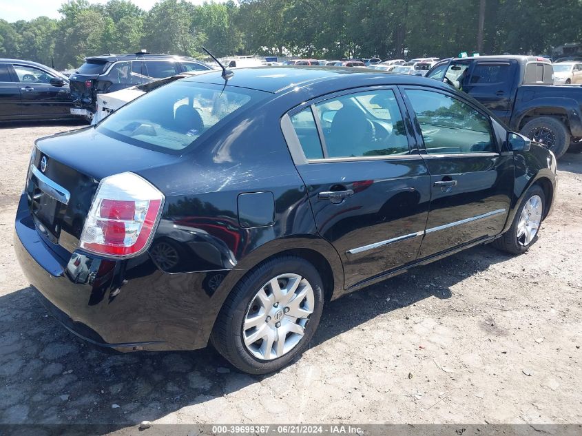 2010 Nissan Sentra 2.0S VIN: 3N1AB6APXAL604272 Lot: 39699367