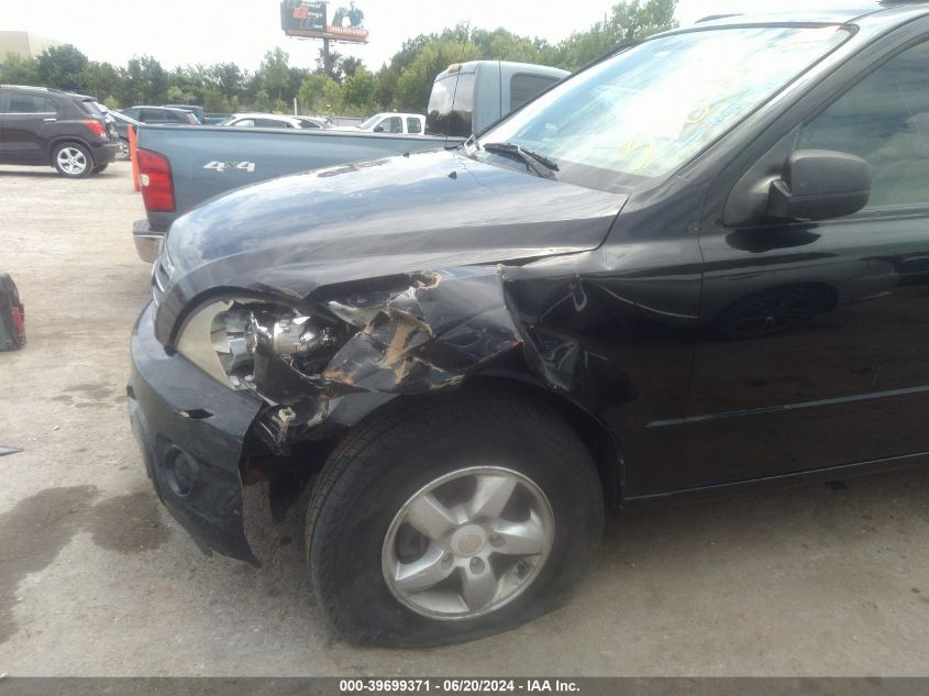 2007 Kia Sorento Lx VIN: KNDJD736975676980 Lot: 39699371