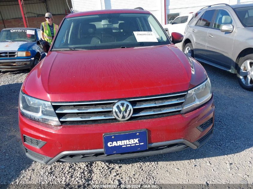 2019 Volkswagen Tiguan Se/Sel/Sel R-Line Jet-Black/Sel R-Line VIN: 3VV2B7AX2KM199917 Lot: 39699393