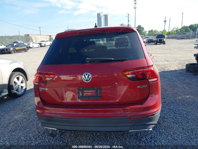 2019 Volkswagen Tiguan Se/Sel/Sel R-Line Jet-Black/Sel R-Line VIN: 3VV2B7AX2KM199917 Lot: 39699393