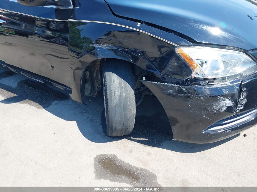 2013 Nissan Sentra Sv VIN: 3N1AB7AP1DL687357 Lot: 39699395